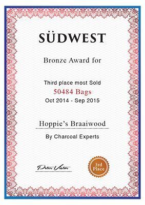 Braai Wood Products Distribution Award Sudwest